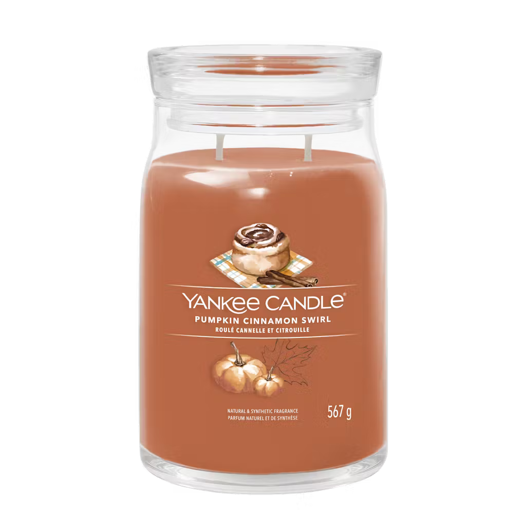 Yankee Candle Pumpkin Cinnamon Swirl
