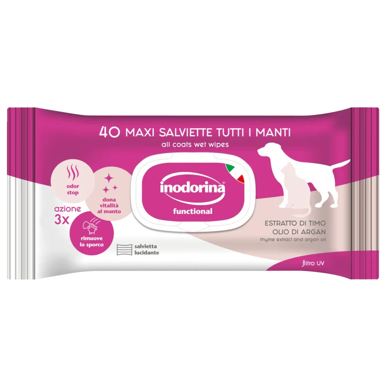 Inodorina Salviette Functional per tutti i manti 40pz