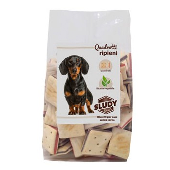 Biscotti Quadrotti ripieni Sludy 500g