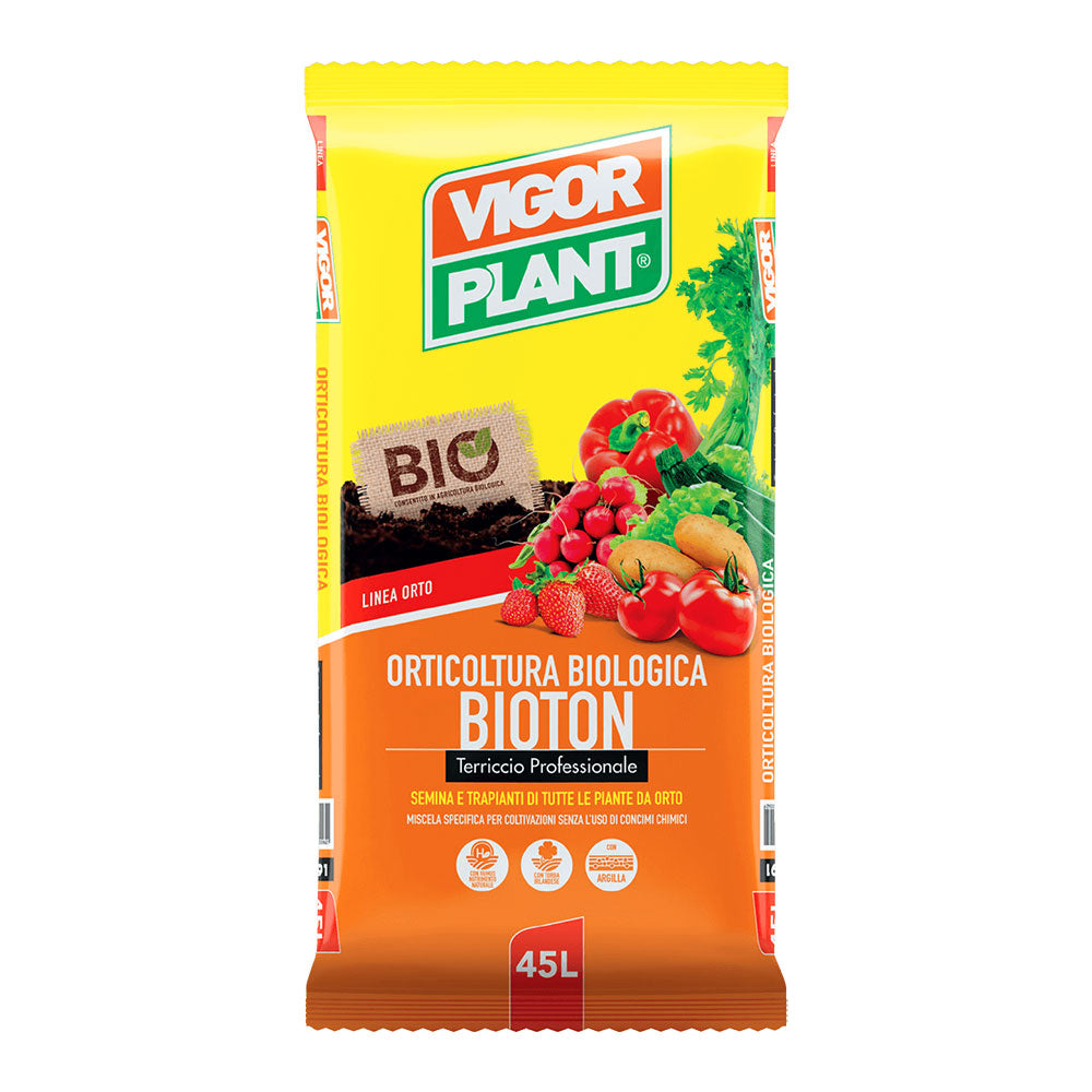 Terriccio Bioton per agricoltura biologica Vigorplant