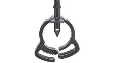 Clip Stringi Tubo 16 mm con Derivazione per Tubicino da 4 mm