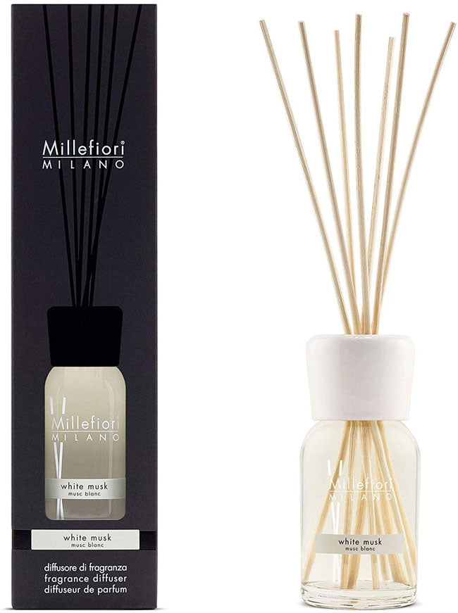 Diffusore a Bastoncini 100 ml Muschio Bianco - Giardango