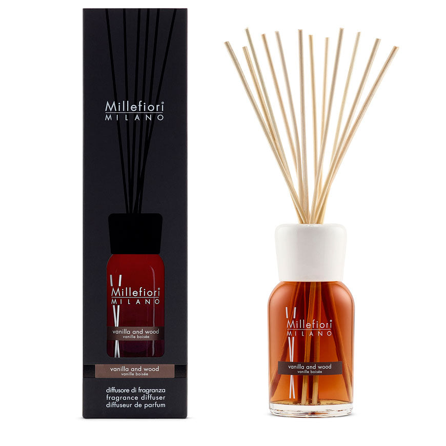 Diffusore a Bastoncini 250 ml Vanilla & Wood - Giardango