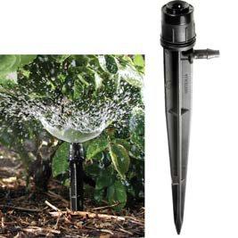 Spruzzatore di Fine Linea su Picchetto con Raggio d'Azione 360 gradi Regolabile Busta 5 pz