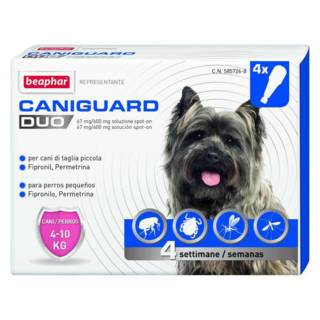 Beaphar Caniguard Duo Cane S 4 Pipette - Giardango