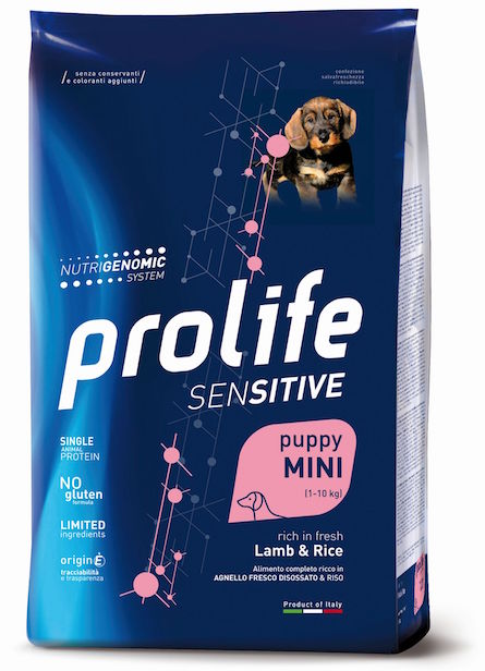 Prolife Sensitive Puppy Mini Agnello e Riso 600 g - Giardango
