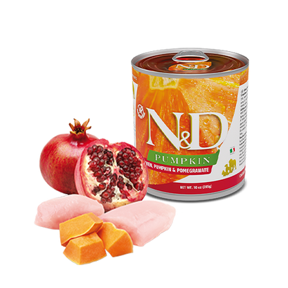N&D Pumpkin Canine con Pollo, Zucca e Melograno