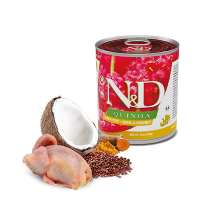 N&D Quinoa Canine Skin & Coat Quaglia