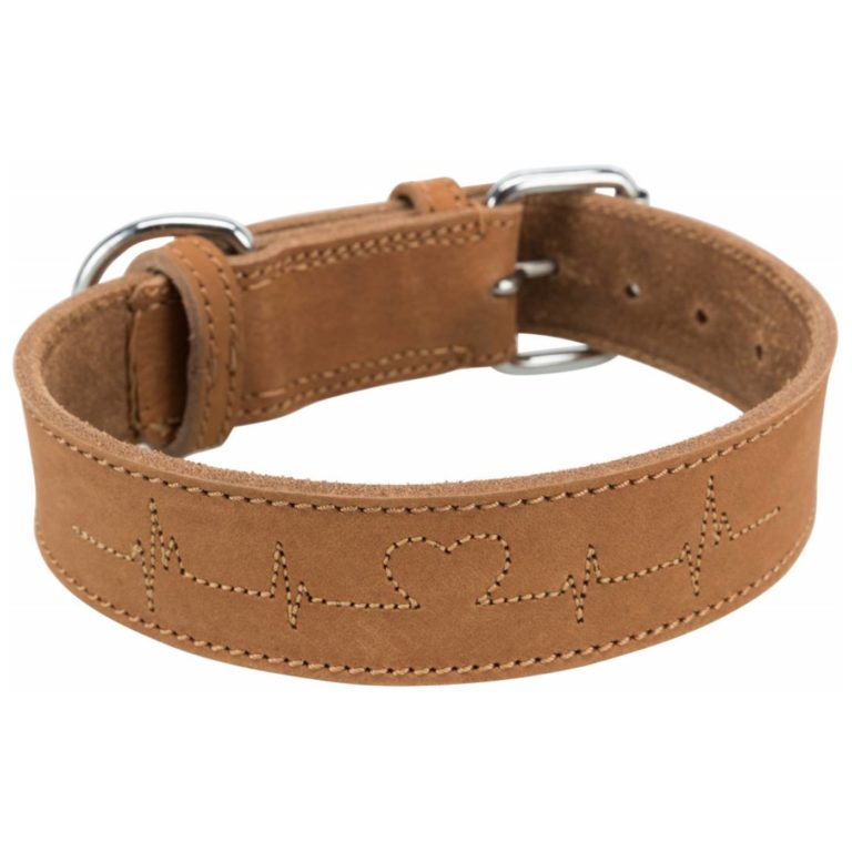 Collare Rustic “Heartbeat” marrone Trixie