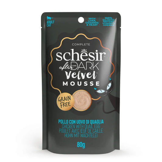 Schesir After Dark Pollo con uovo di quaglia in mousse 80g