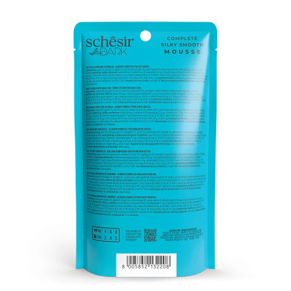 Schesir After Dark Pollo con uovo di quaglia in mousse 80g