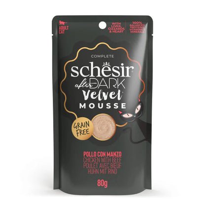 Schesir After Dark Pollo con manzo in mousse 80g