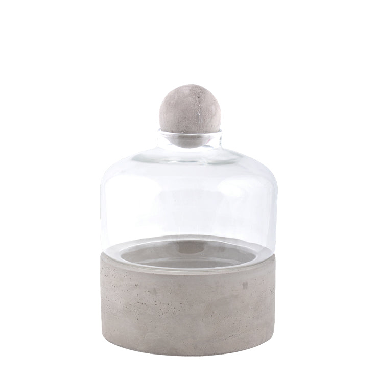 Terrarium con base di cemento - Giardango