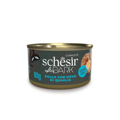 Schesir After Dark Pollo con uovo di quaglia in brodo 80g