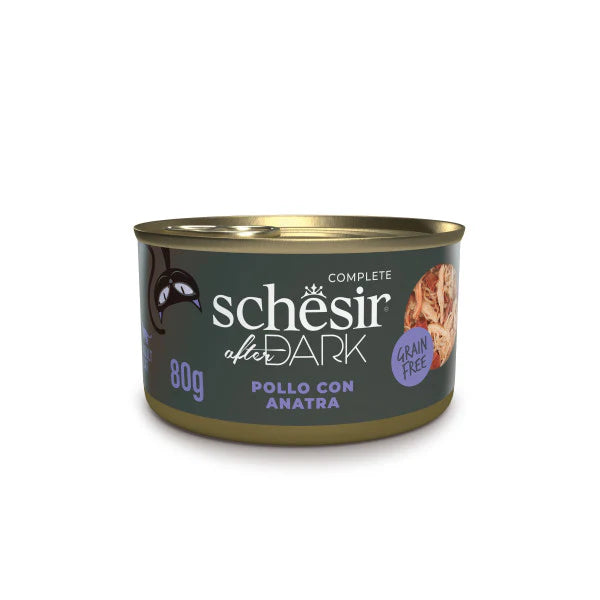 Schesir After Dark Pollo con anatra in brodo 80g