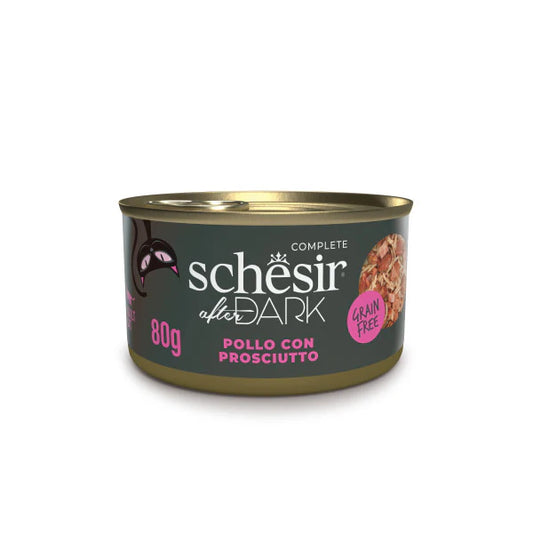 Schesir After Dark Pollo con prosciutto in brodo 80g