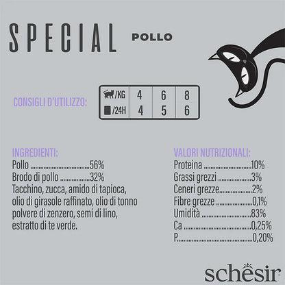 Schesir Special Light pollo in mousse 70g