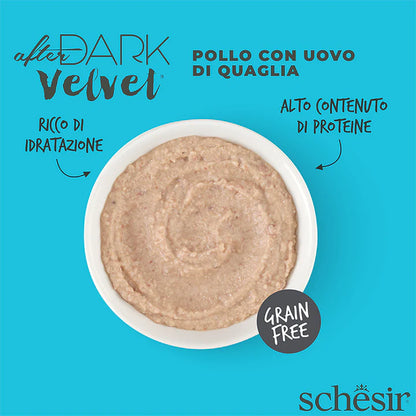 Schesir After Dark Pollo con uovo di quaglia in mousse 80g