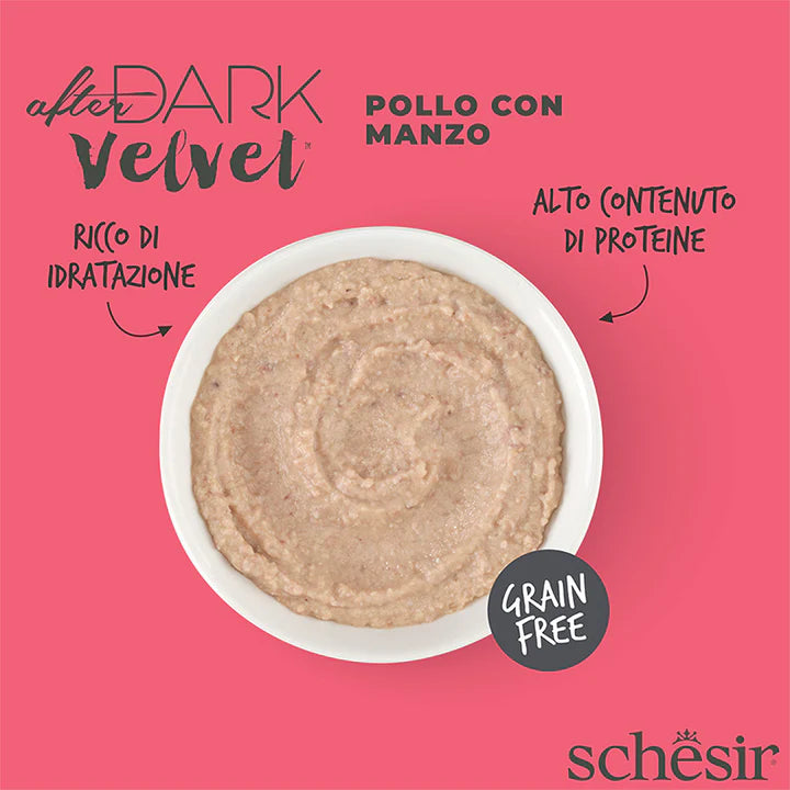 Schesir After Dark Pollo con manzo in mousse 80g