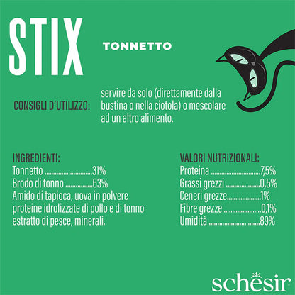 Schesir Stix Snack in crema tonno 90g