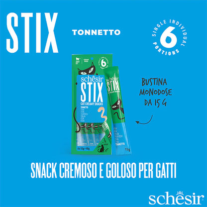 Schesir Stix Snack in crema tonno 90g
