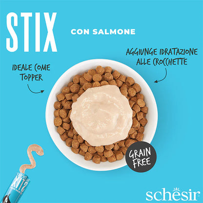 Schesir Stix Snack in crema salmone 90g