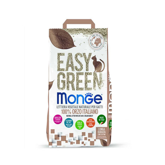 Monge Cat Lettiera vegetale Easy Green Orzo 10 lt