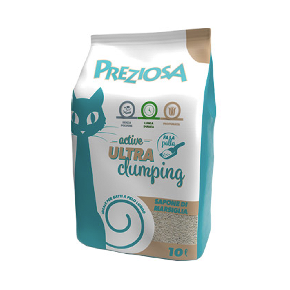 Lettiera Ultra clumping Preziosa 10 lt