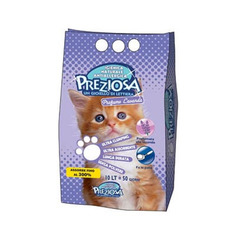 Lettiera agglomerante Preziosa 10 lt