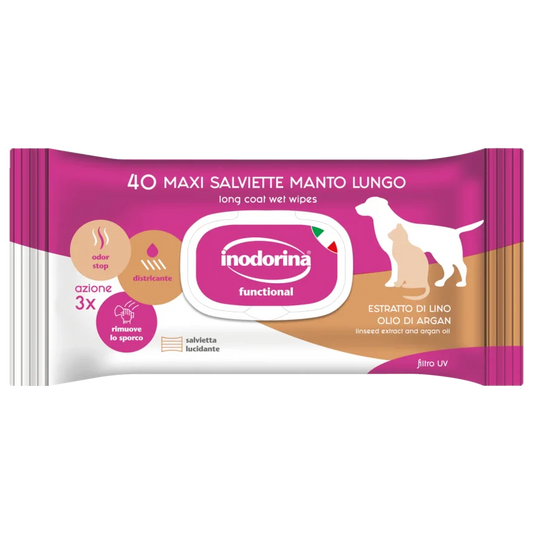 Inodorina Salviette Functional per manto lungo 40pz