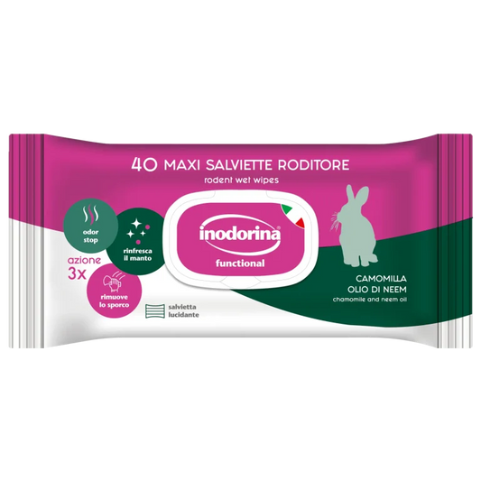 Inodorina Salviette Functional per roditori 40pz