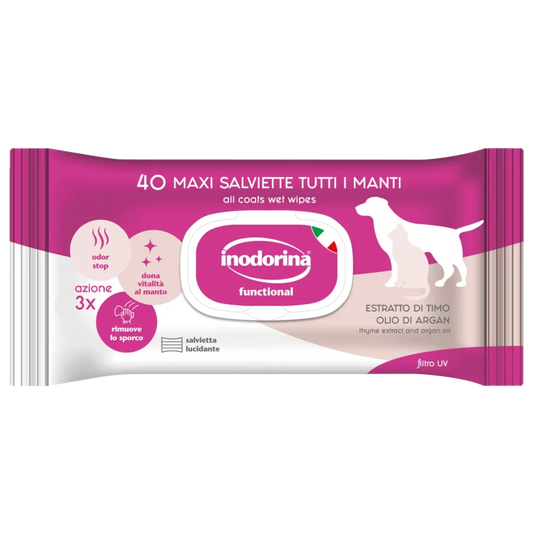 Inodorina Salviette Functional per tutti i manti 40pz