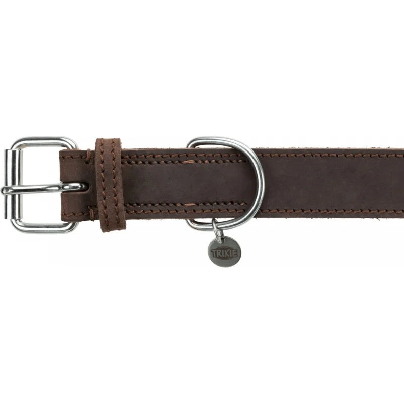 Collare Rustic “Heartbeat” marrone scuro Trixie