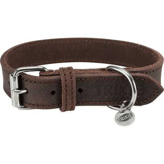 Collare Rustic “Heartbeat” marrone scuro Trixie