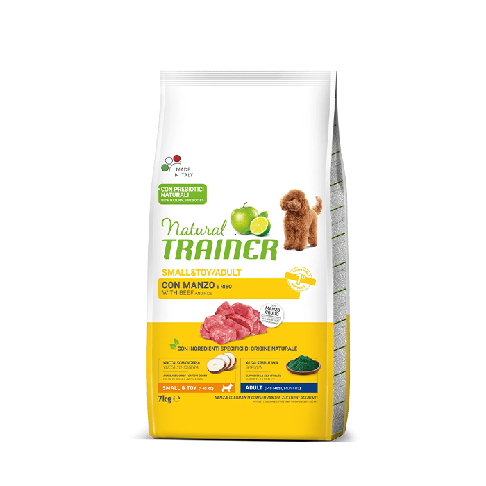 Natural Trainer Small/Toy Adult con Manzo - Giardango