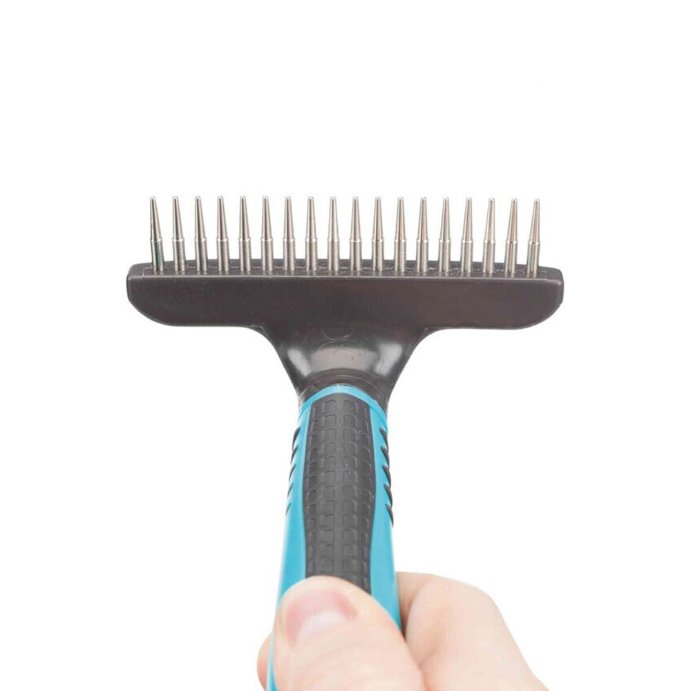Trixie Pettine a rastrello in metallo per pelo lungo