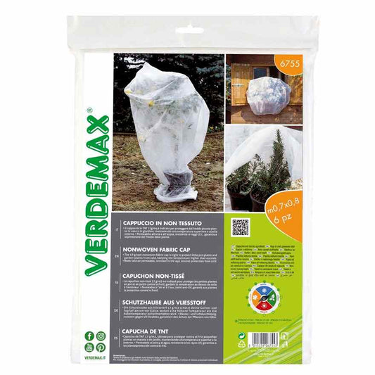 Cappuccio TNT 17g/mq in Busta da 6 Pezzi - Giardango