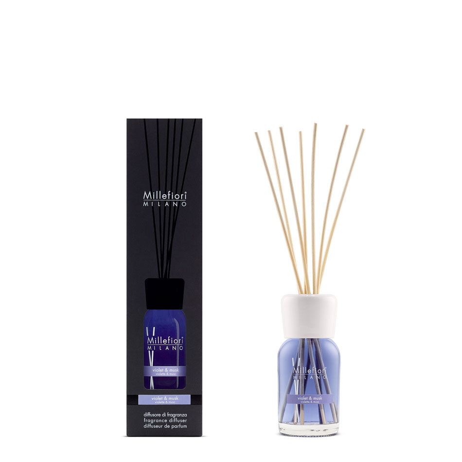 Diffusore a Bastoncini 100 ml Violet & Musk - Giardango