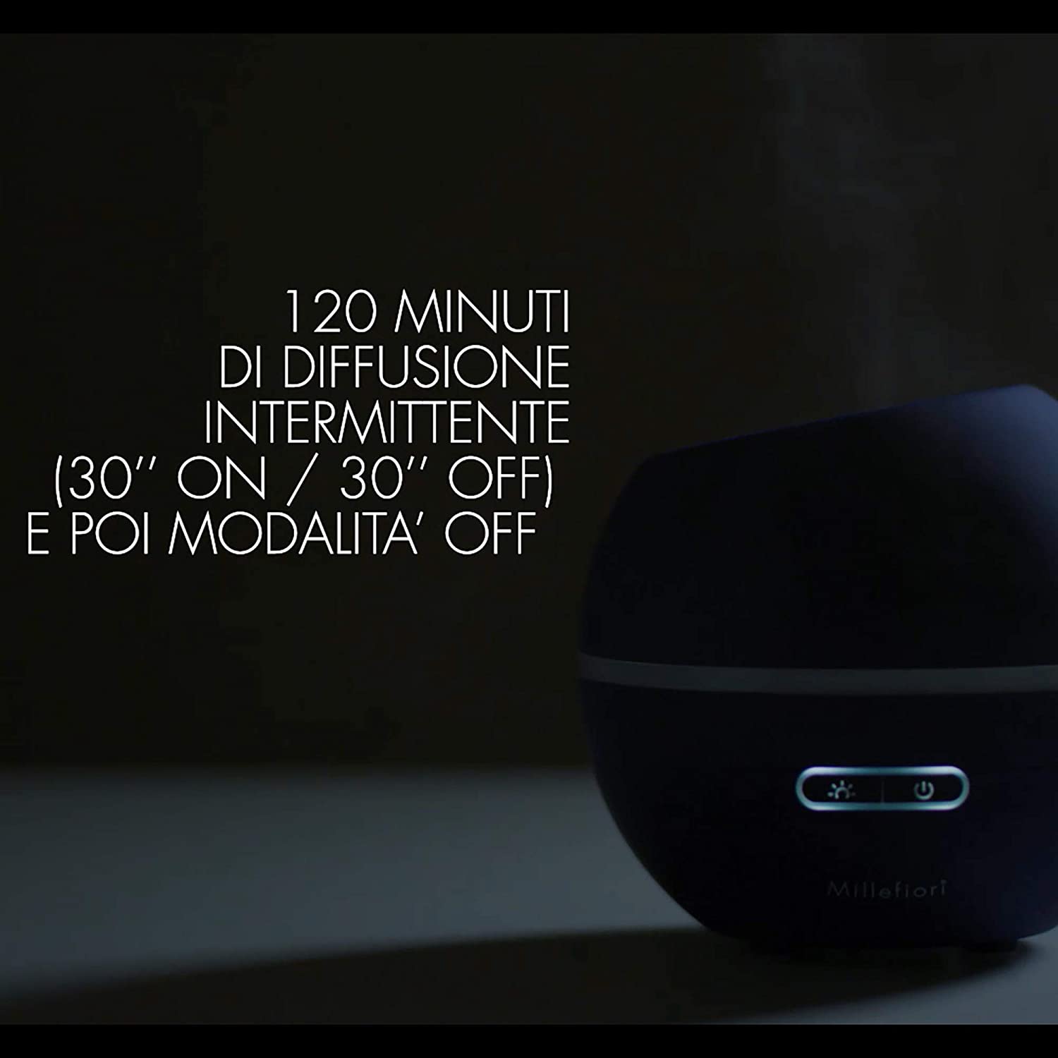 Diffusore ad Ultrasuoni Hydro Mezza Sfera Bianco & Tortora - Giardango