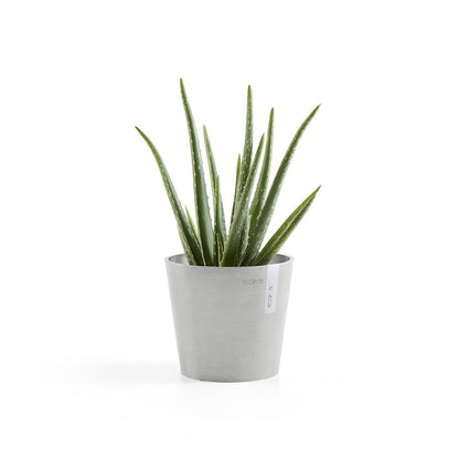 Vaso Tondo Ecopots Amsterdam 17 Grigio Chiaro