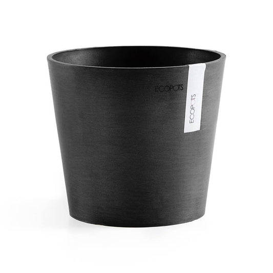 Vaso Tondo Ecopots Amsterdam 17 Grigio Scuro