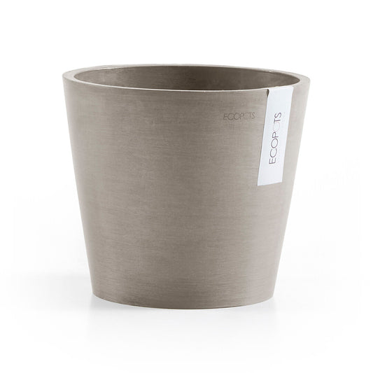 Vaso Tondo Ecopots Amsterdam 20 Taupe