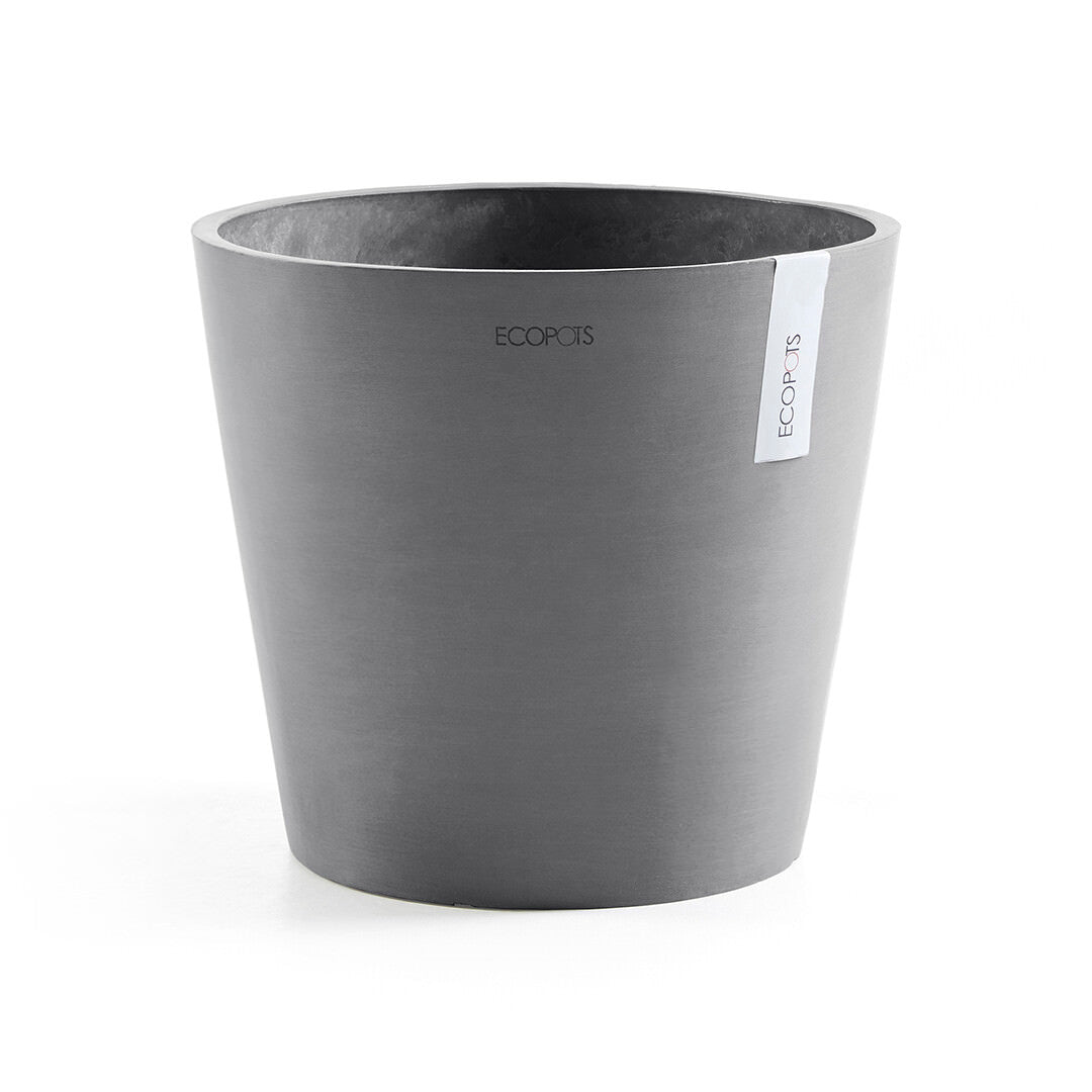 Vaso Tondo Ecopots Amsterdam 40 Grigio