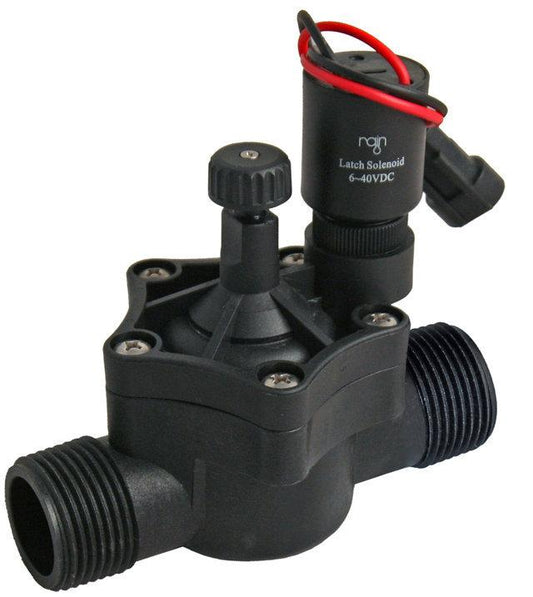 Elettrovalvola Bistabile a 9 Vdc con Apertura Manuale con Innesto da 1' M/F - Giardango