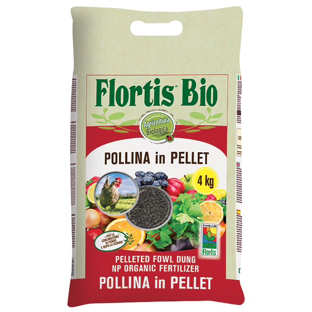 Concime Pollina in pellet 4kg Flortis