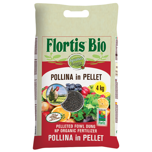 Concime Pollina in pellet 4kg Flortis