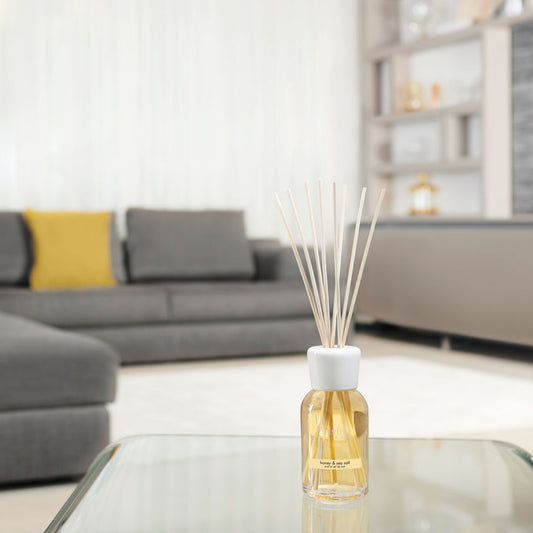 Diffusore a Bastoncini 100 ml Honey & Sea Salt - Giardango