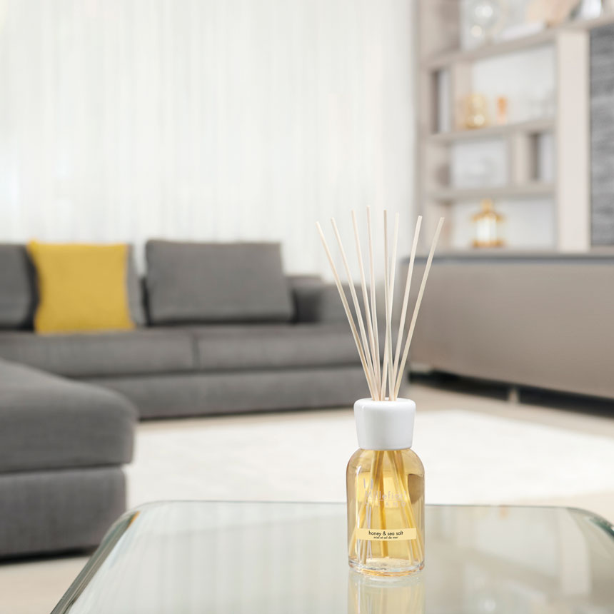 Diffusore a Bastoncini 250 ml Honey & Sea Salt - Giardango