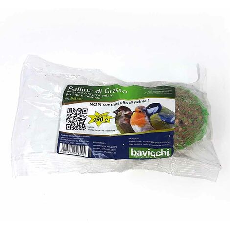 Palla di Grasso Wildlife 90 g Singole - Giardango