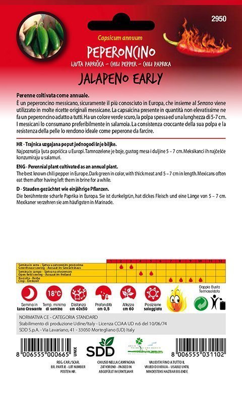 Peperoncino Jalapeno Early